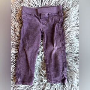 Cherokee Purple Corduroy Pull-On Kids Jeans